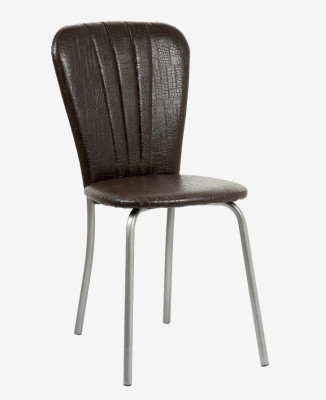 Стул Кафе-2 кожзам шоколадная рептилия 4шт