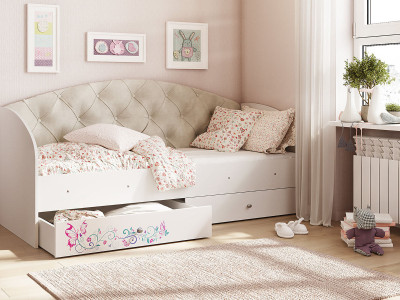 Детская кровать Эльза, беж