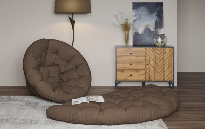 Кресло для отдыха Форест вар1 жаккард тесла шоколад