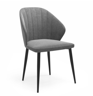 Стул ЭНЗО велюр Ultra Grey серый (4шт)