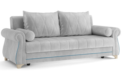 Диван серый Порто велюр тенерифе грей