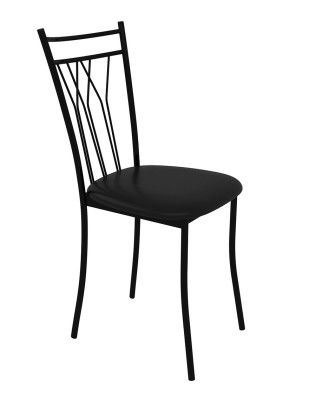 Стул 4 шт ОНЕГА ЛАЙТ кожзам черный №12