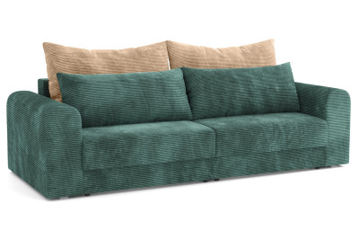 Диван-кровать Конго 2S две секции велюр индиго/стил