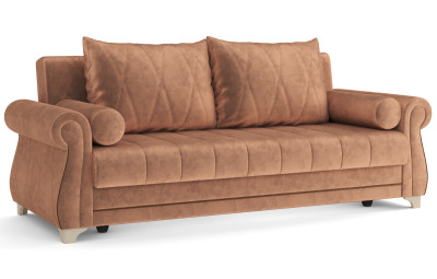 Диван коричневый Порто велюр тенерифе корица