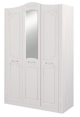 Шкаф трехстворчатый для платья и белья Ева-10