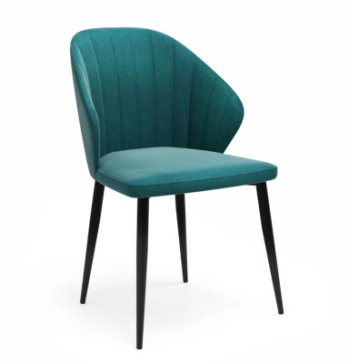 Стул ЭНЗО велюр Ultra Atlantic зелено-синий (4шт)