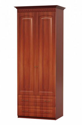 Шкаф 2-х дверный для платья с ящиками  Гармония-4