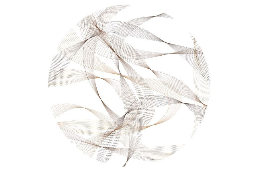 Стол круглый Бостон раздвижной, фотопечать Фэнтази белый/хром триумф