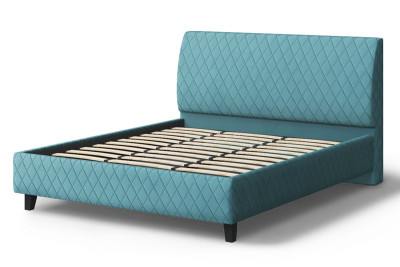 Кровать Хилтон, 2000*1400 мм, бирюзовый