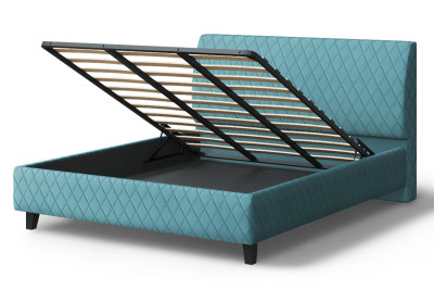 Кровать Хилтон, 2000*1400 мм, бирюзовый