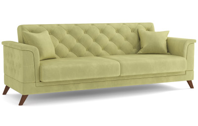 Диван зеленый Амарант велюр тенерифе нефрит