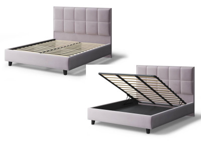 Кровать Велла, 1800*2000 мм, на опорах, лиловый