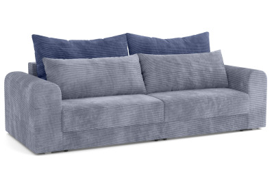 Диван-кровать Конго 2S две секции велюр стил/цилиум индиго