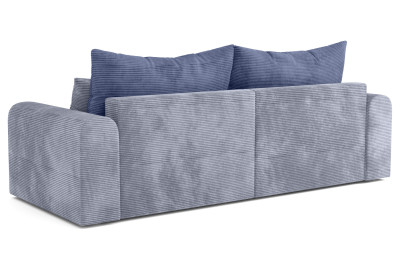 Диван-кровать Конго 2S две секции велюр стил/цилиум индиго