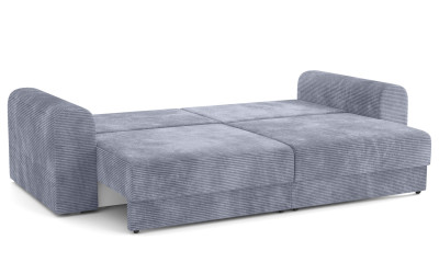 Диван-кровать Конго 2S две секции велюр стил/цилиум индиго