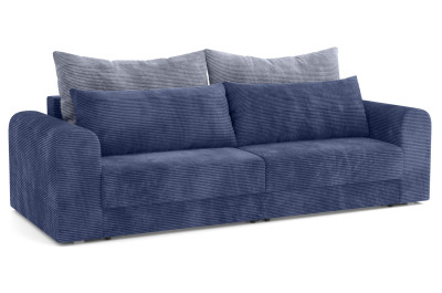 Диван-кровать Конго 2S две секции велюр индиго/цилиум стил