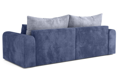 Диван-кровать Конго 2S две секции велюр индиго/цилиум стил