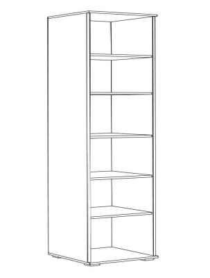 Шкаф 600 4 двери Форсаж, сонома