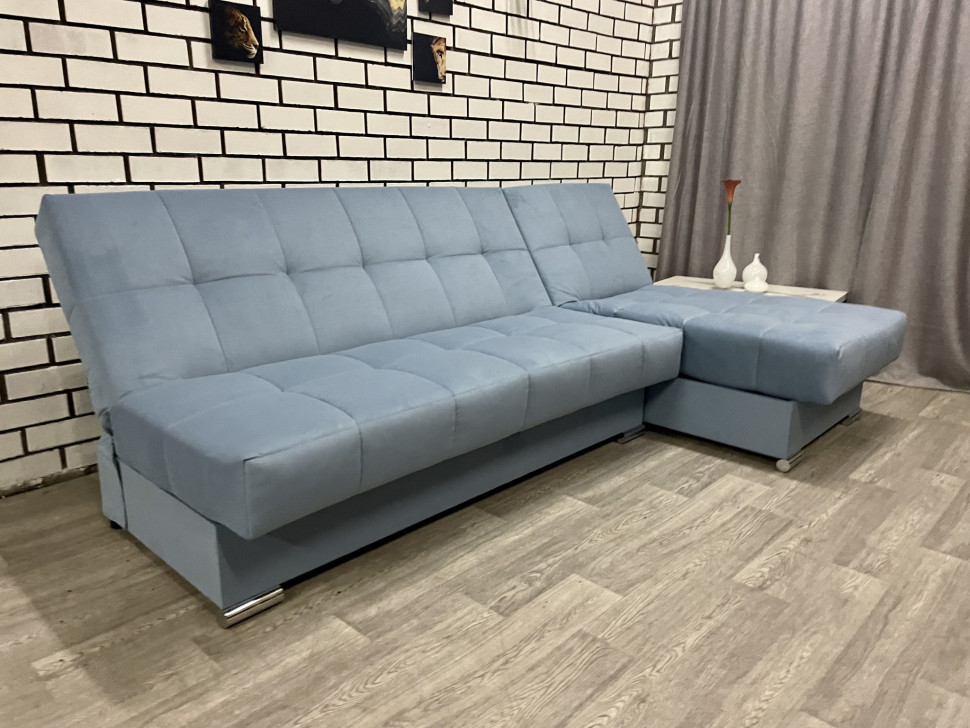 Диван Белиз с оттоманкой велюр Velutta LUX 47