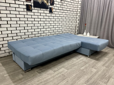 Диван Белиз с оттоманкой велюр Velutta LUX 47