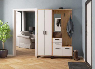 Прихожая модуль Витра дуб крафт золотой