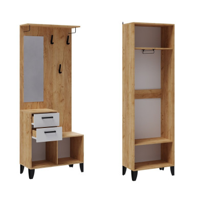 Прихожая модуль Витра дуб крафт золотой