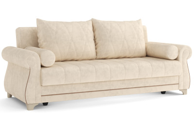 Диван бежевый Порто велюр тенерифе крем