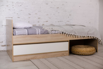 Кровать детская с ящиком Бруно