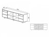 Комодино MODERNO-2200 Ф3