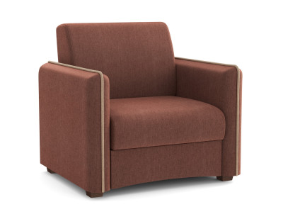 Кресло-кровать коричневый Авалон жаккард тесла шоколад