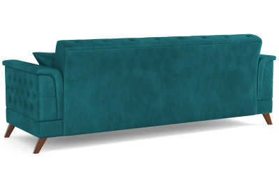 Диван-кровать изумрудный Амарант велюр тенерифе