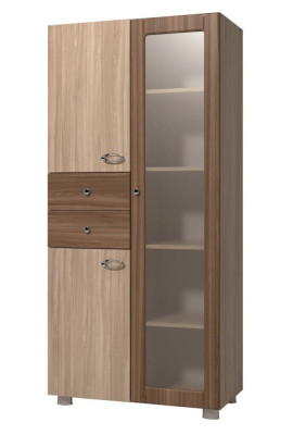 Шкаф-витрина Юниор-6 с ящиками МЦН ПМ-3