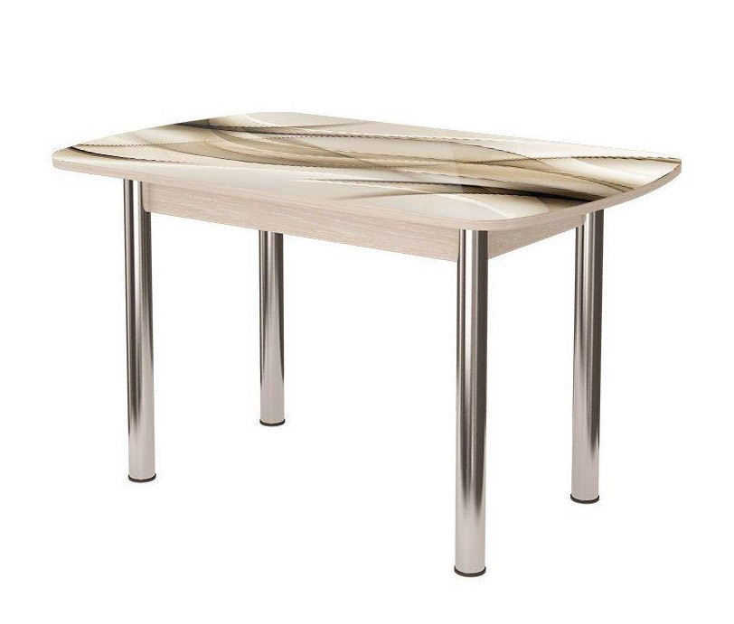 Стол Бостон-2, ф/п Бархан, 1100*700 мм, дуб атланта/опоры брифинг