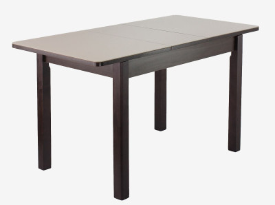 Стол раздвижной Айсберг-01 СТ стекло капучино 1100/1420