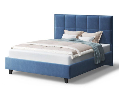 Кровать Велла, 1800*2000 мм, на опорах, синий