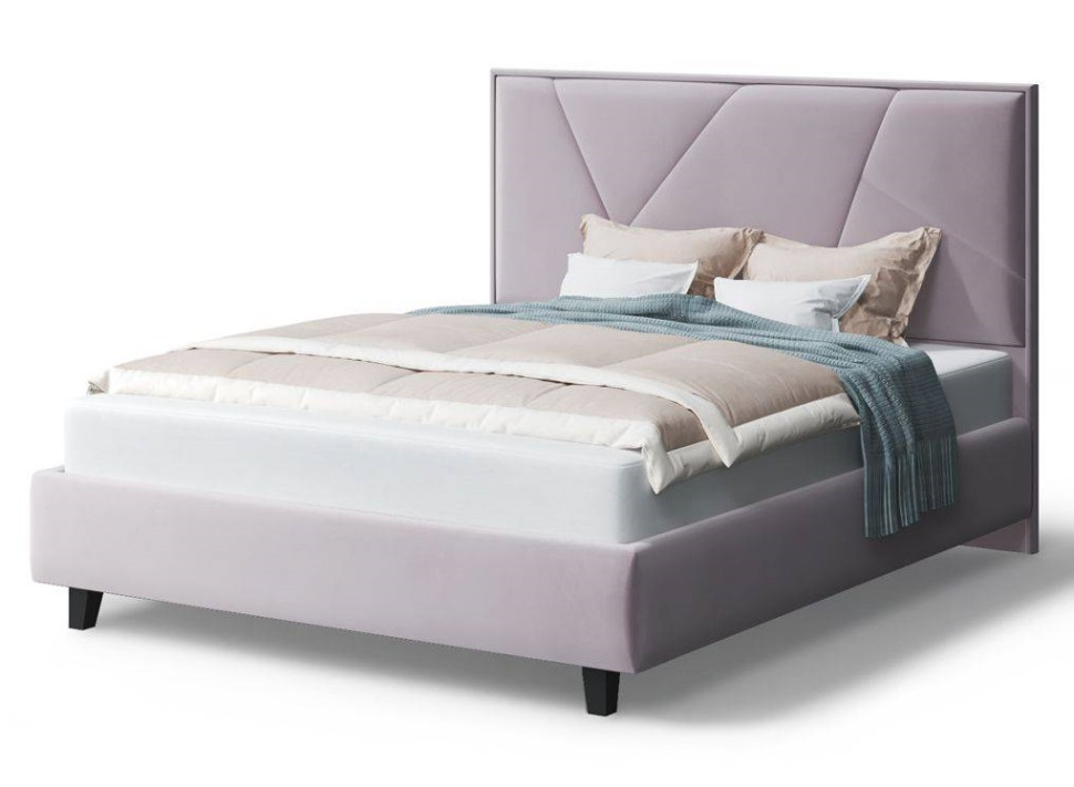 Кровать Ингрид, 1200*2000 мм, на опорах лиловый
