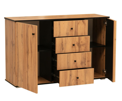 Комод 51.04 Либерти (опора метал. h=20мм) дуб вотан