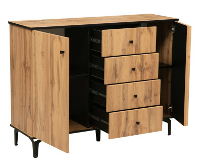 Комод Либерти 51.04 (опора метал. h=150мм) дуб вотан