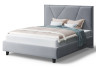 Кровать Ингрид, 1200*2000 мм, на опорах, серый