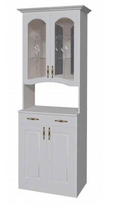 Шкаф-витрина Венеция В-6 с ящиками