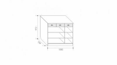 Комод В-10 "Венеция"