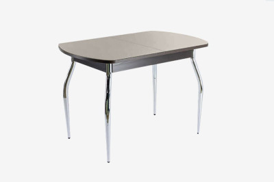 Стол раздвижной ПГ-01 СТ 1100/1420*700 стекло Капучино