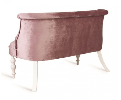 Диван Бархат24 светло лиловый-белая эмаль