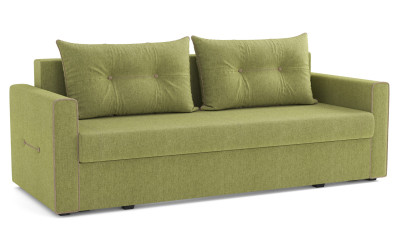 Диван-кровать зеленый Оригами жаккард тесла форест/крем