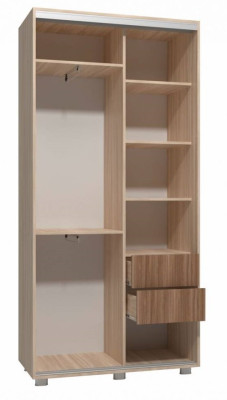 Шкаф-купе 2-х дверный с ящиками ПМ-15 Юниор-6