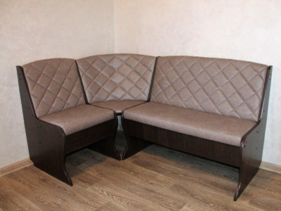 Кухонный уголок Барон, Дуб Вотан / Замша Черная