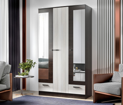 Шкаф для одежды 3-х створчатый Адель 1,2 м