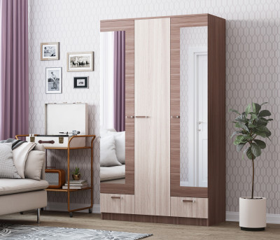 Шкаф для одежды 3-х створчатый Адель 1,2 м