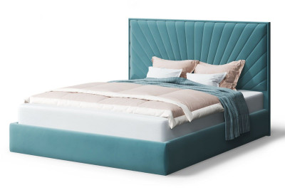 Кровать Леона, 2000*1800 мм, бирюзовый