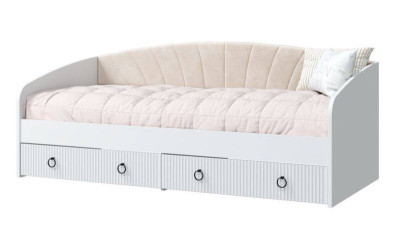 Кровать-софа Шарлиз белый снег